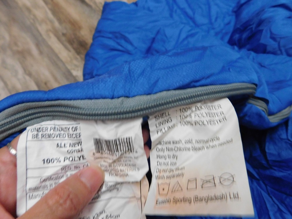 OZARK TRAIL 40F REC SLEEPING BAG 75 X 33"