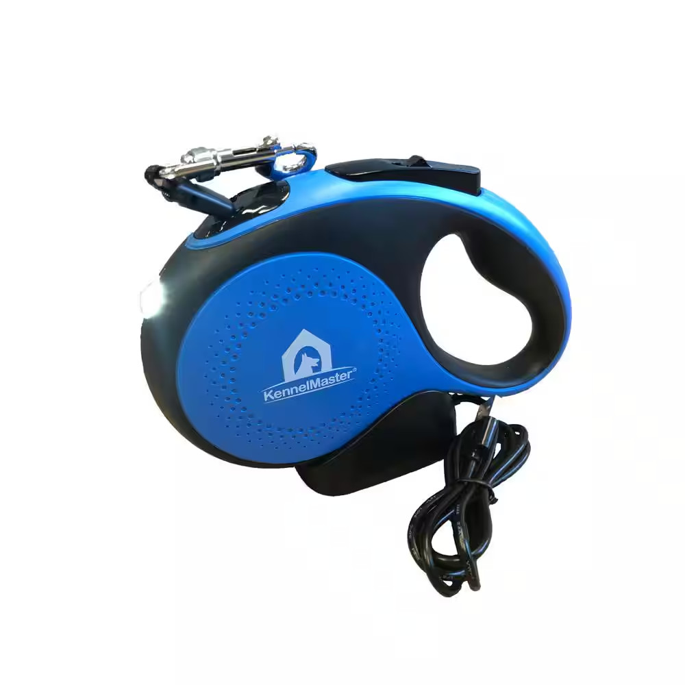 16 Ft. Retractable Leash with USB Rechargeable Night Light