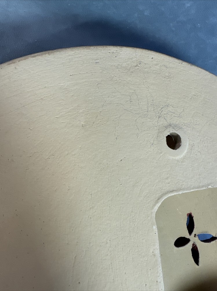 Vintage Unique Ceramic Art Decor Clay Wall Moon Night Light Shield Only 14.5”