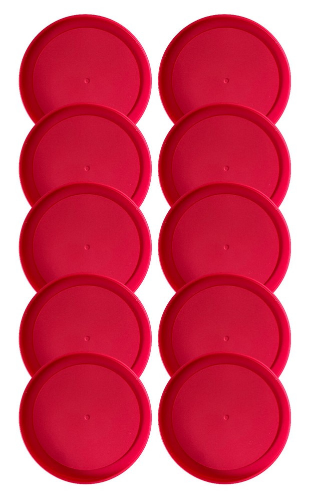 10 Replacement Lids for Pyrex 4-CUP Storage Cover 6" Container 7201-PC RED