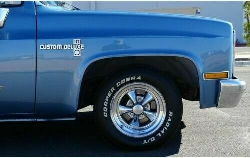 for Chevrolet Custom Deluxe 10 Badge Emblem Insert SET