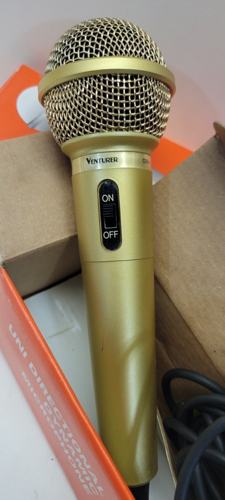 VENTURER UNI-DIRECTIONAL DYNAMIC MICROPHONE, SET OF 2, ORIGINAL, TESTED WORKING