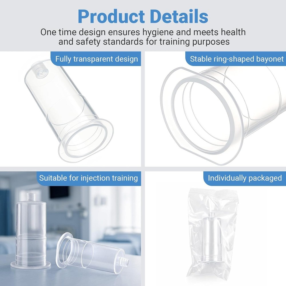 Replace Transparent Connector Multi Sample For Needle Accessories Fit 50/100PCS