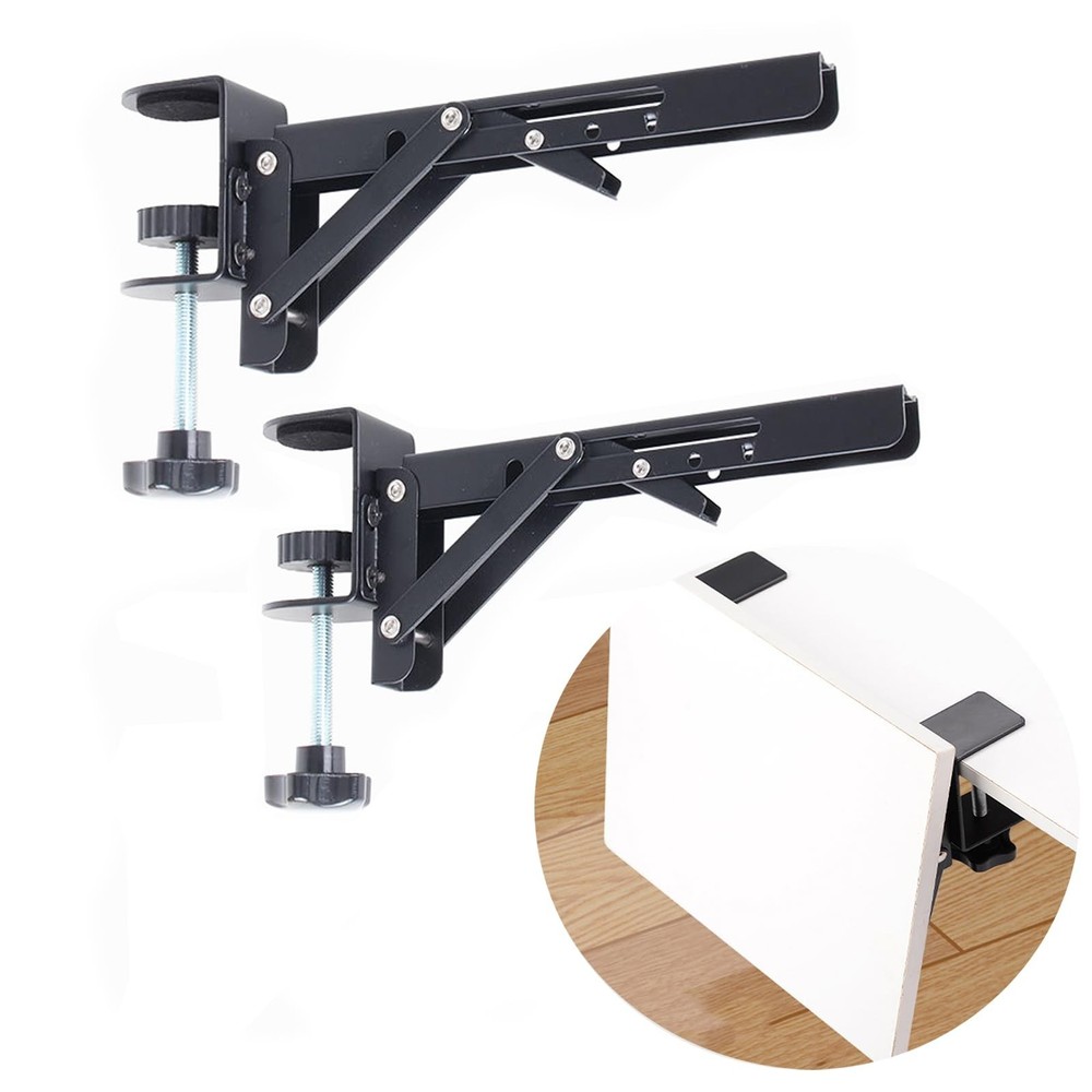 Under Desk Keyboard Tray Support Bracket Adjustable Desktop Extension Board S...