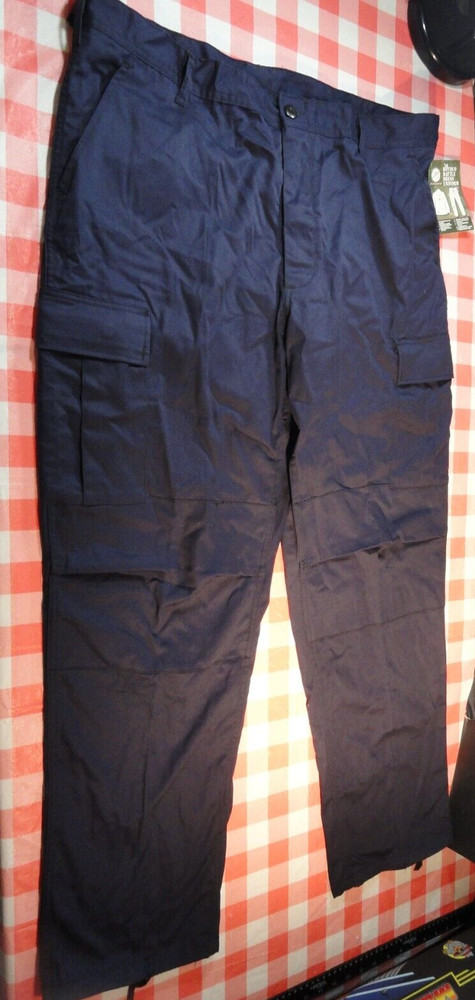 MILITARY BDU DARK BLUE CARGO TACTICAL TROUSER PANTS EXTRA LARGE REGULAR