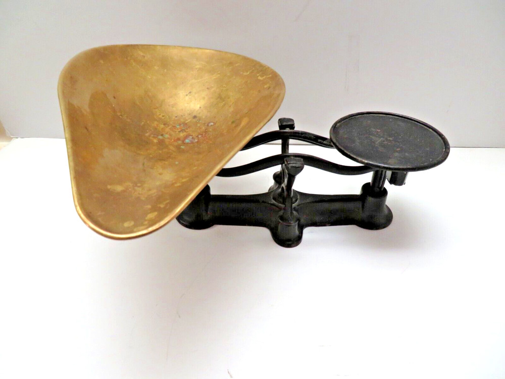 Vinatge Standard Blance Scale w/Brass Holder