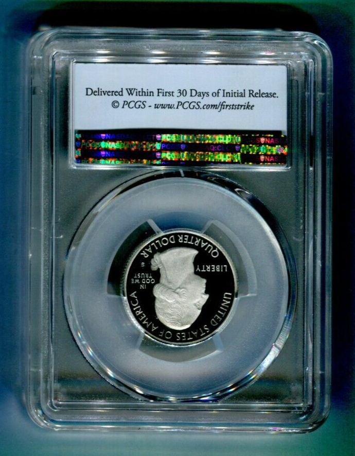2020 S First Strike Silver 25C PCGS PR70DCAM Marsh-Bill-Rockefeller