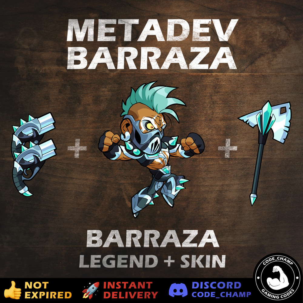 Brawlhalla Metadev Barraza - Legend Skin