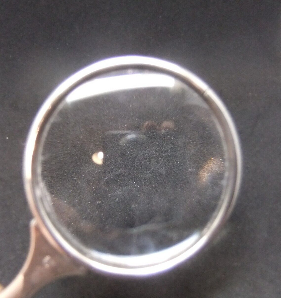 Solid Sterling Silver Synder & Beddoes Chatelaine Magnifying Glass Pendant 1905