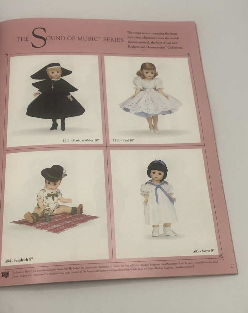 Madame Alexander 1993 Doll Collection Catalog