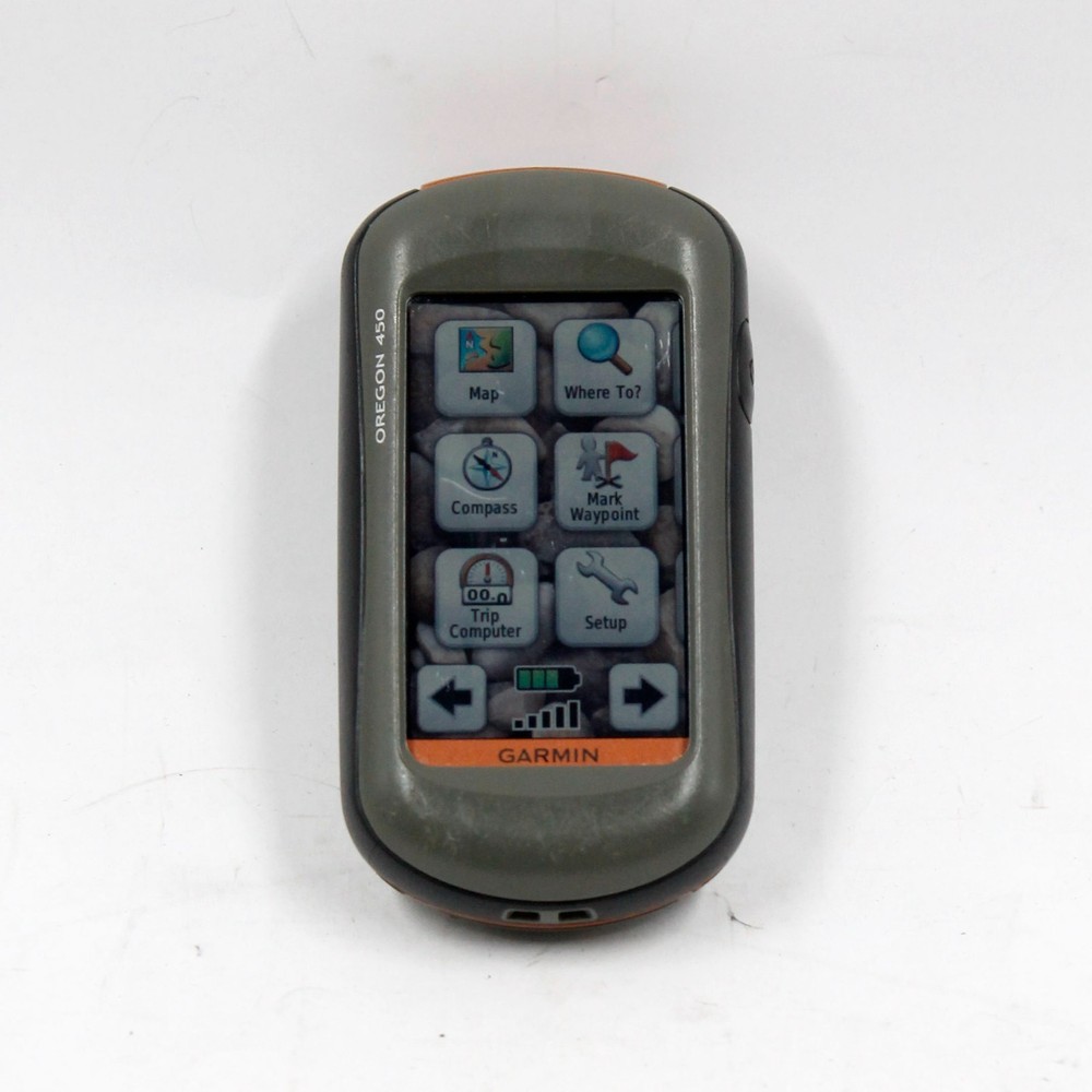 Garmin Oregon 450 Gray 3" Display Handheld Waterproof GPS Navigation Device