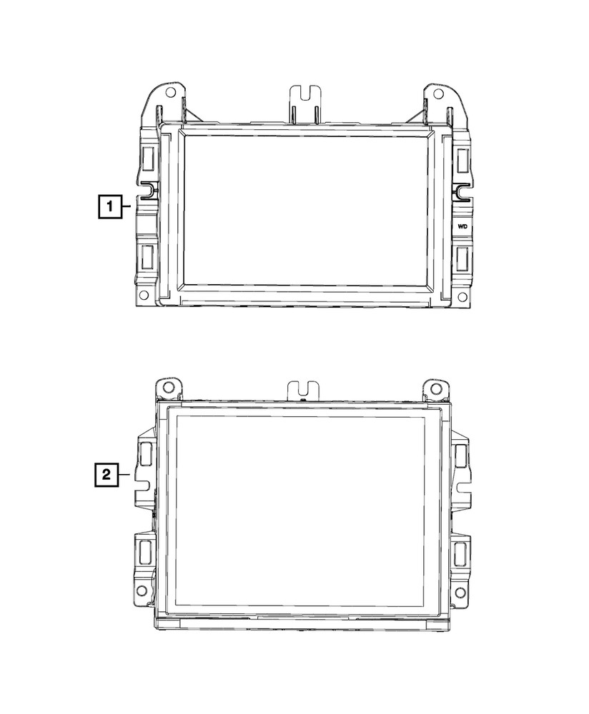 Genuine Mopar Radio 68306560AV