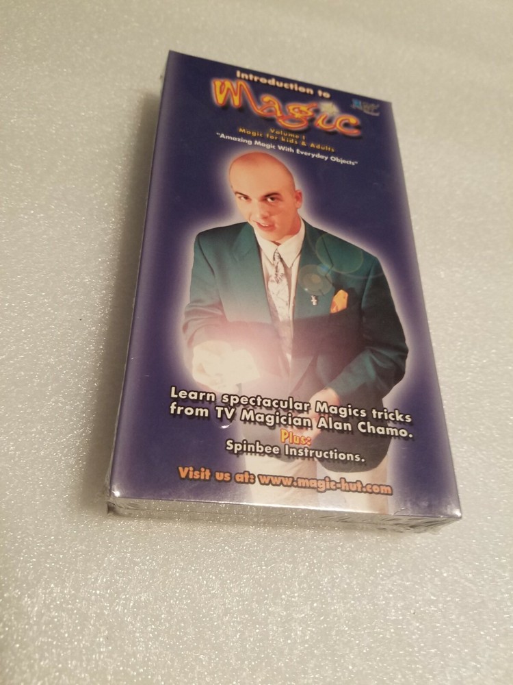 Alan Chamo Introduction to Magic VHS Tape Sealed