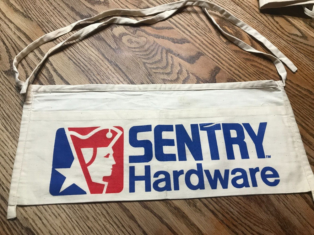 Vintage Sentry Hardware Carpenter Nail Cloth Apron