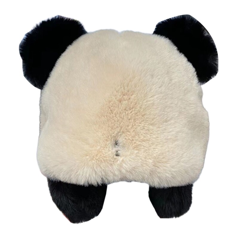 Panda Ear Hat Hat Panda Earflap Hat Plush Trapper Hat Ear Hat