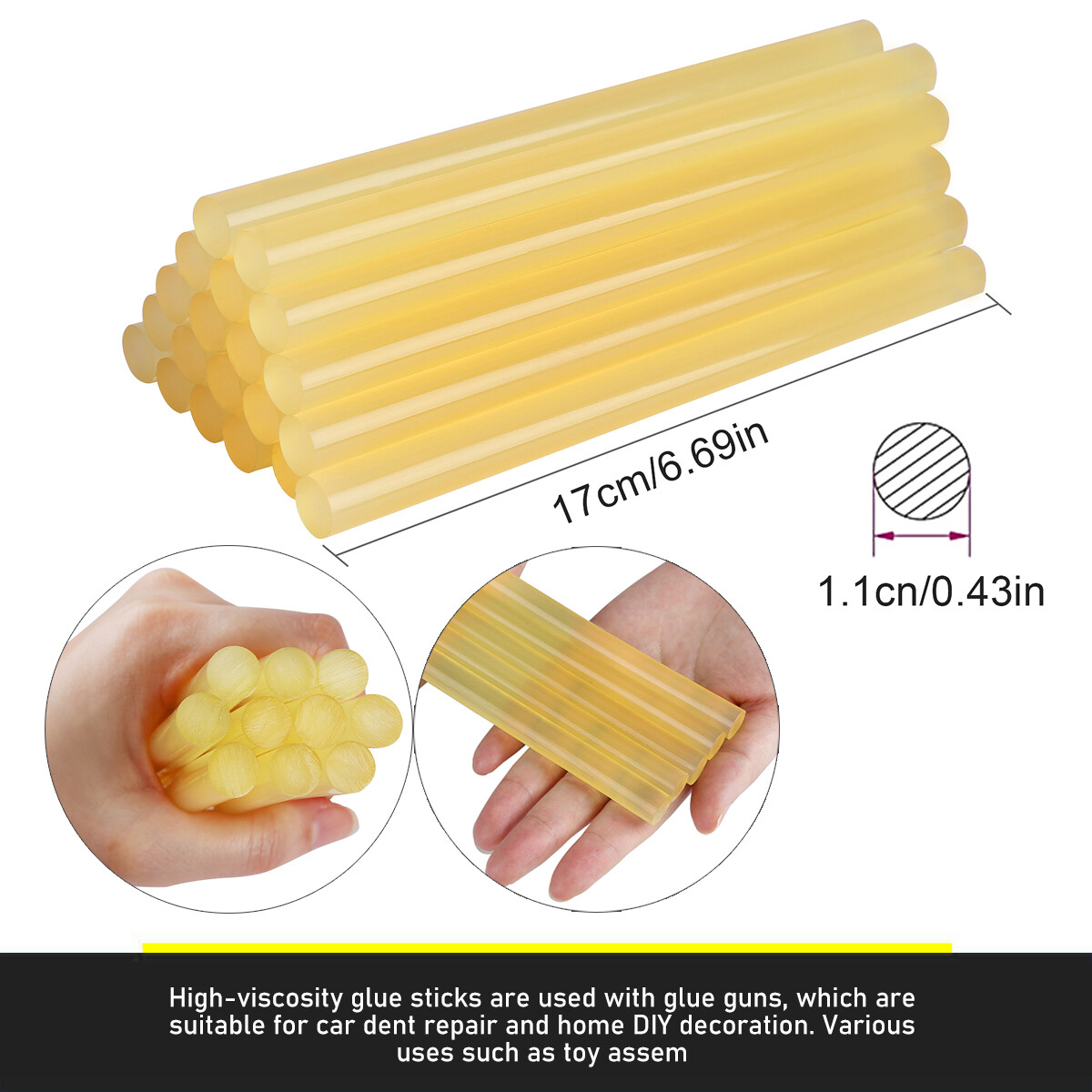 118-PC Paintless Dent Repair Kit - Car Body Dent & Hail Damage Removal Tools Set