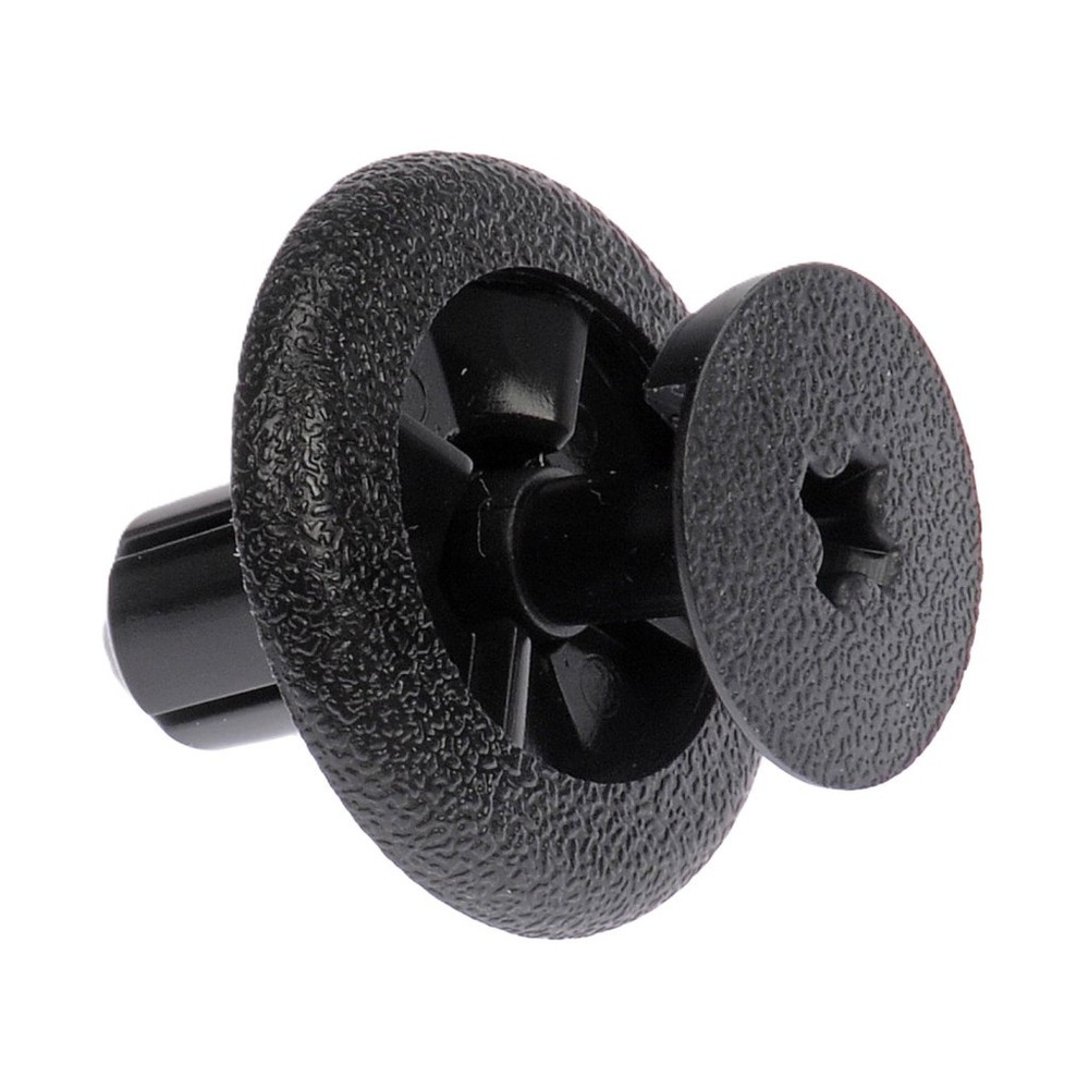 Rocker Panel Molding Retainers | Plastic | Black | 0.51 Inches Face Diameter