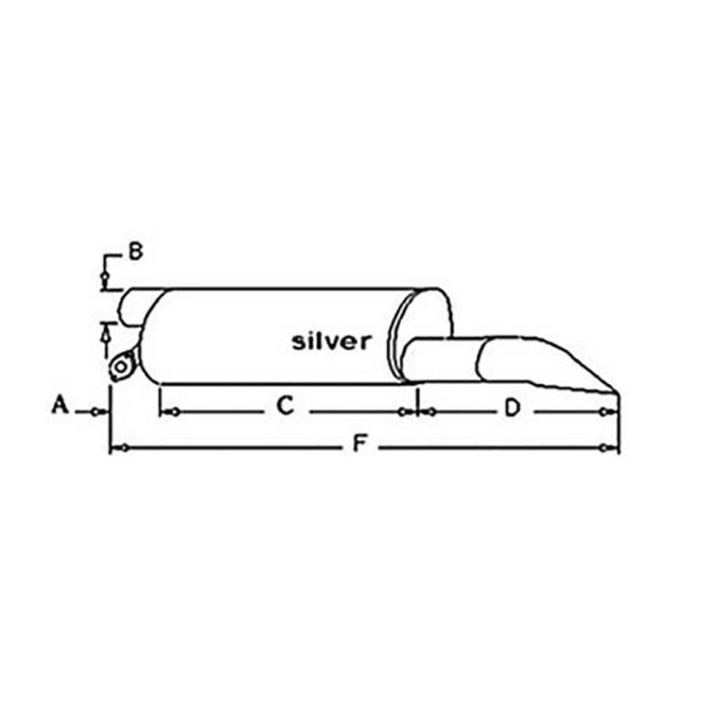 Muffler Fits 2670 A147046