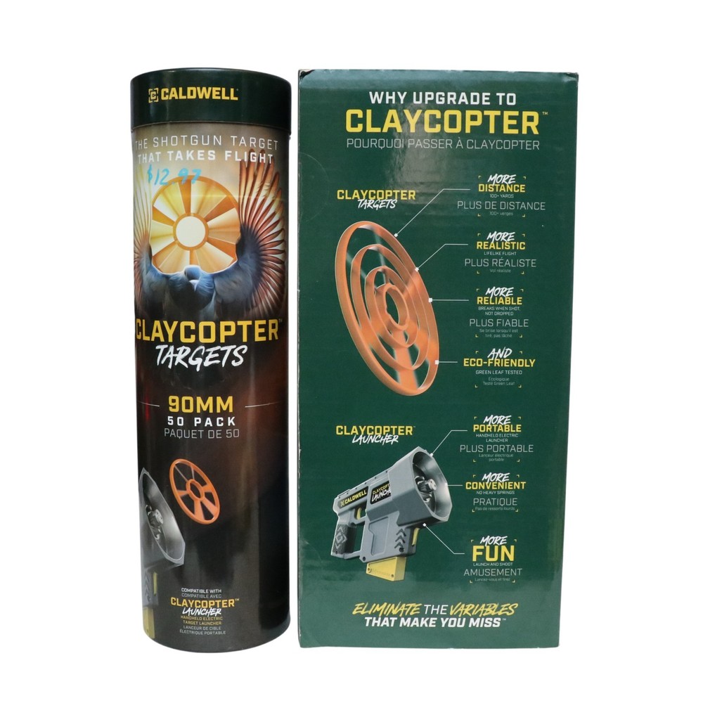 Caldwell Claycopter Handheld Launcher & Target Bundle