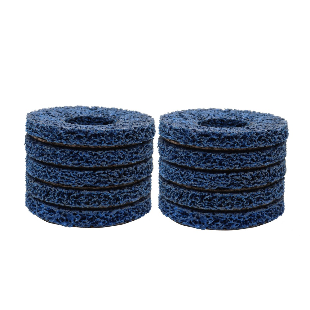 New 4.5" Poly Strip Disc Wheel Paint Rust Removal Clean For Angle Grinder 10 Pcs