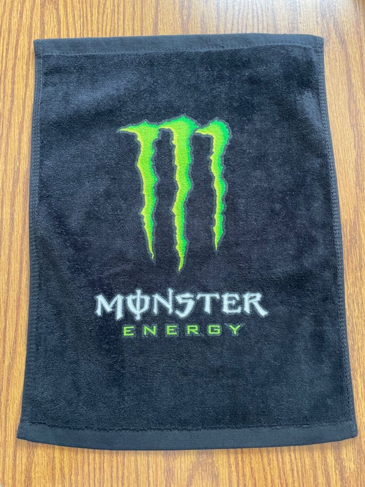 monster energy Hand Towel black