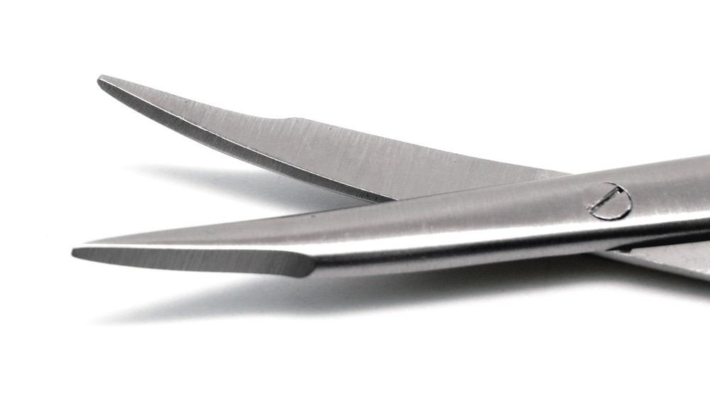 3 Pcs Steven Tenotomy Scissors 4.5" Curved Tip 3cm Surgical Instruments