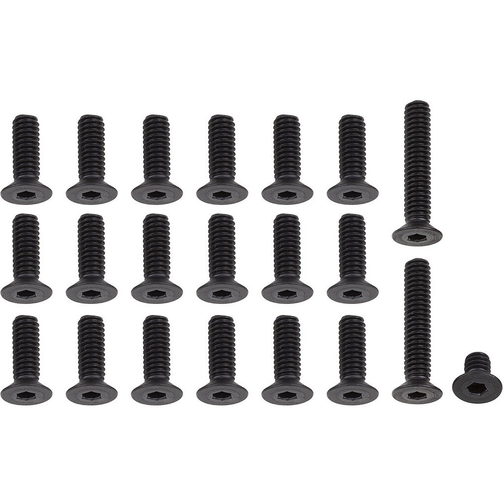 Associated 6316 RC10CC 8-32 Screw Set black