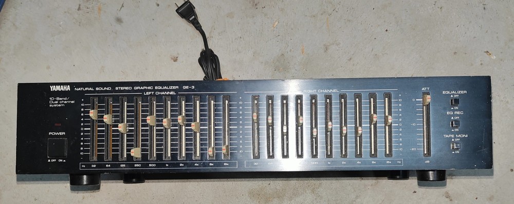Yamaha GE-3 Stereo Graphic Equalizer - UNTESTED