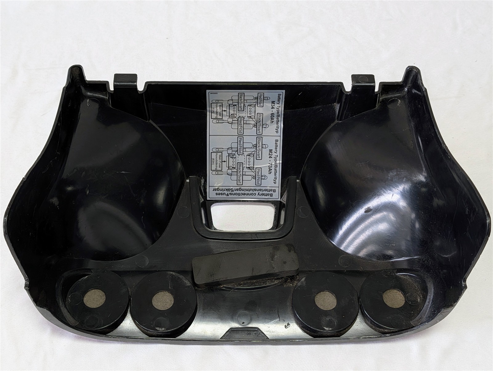 Permobil M300 M400 Rear Battery Cover Shroud with Reflectors - Part 320046