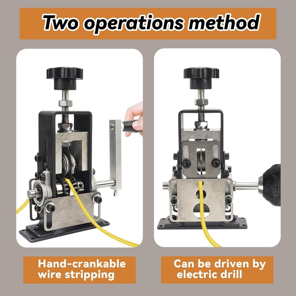 Manual Wire Stripping Machine Copper/Drill Stripper, Metallic