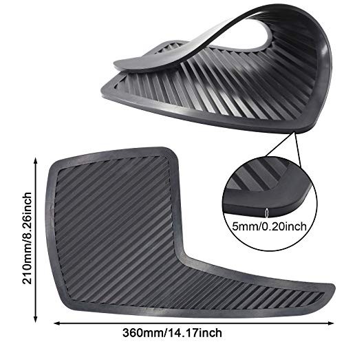 Car Mud Flaps, AUTOXBERT 4Pcs Universal Rubber Mudflaps Splash Guards