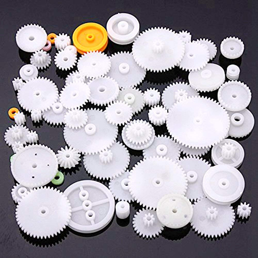 75 Type Plastic Crown Gear Single Double Reduction Gear Worm Gear (Original )