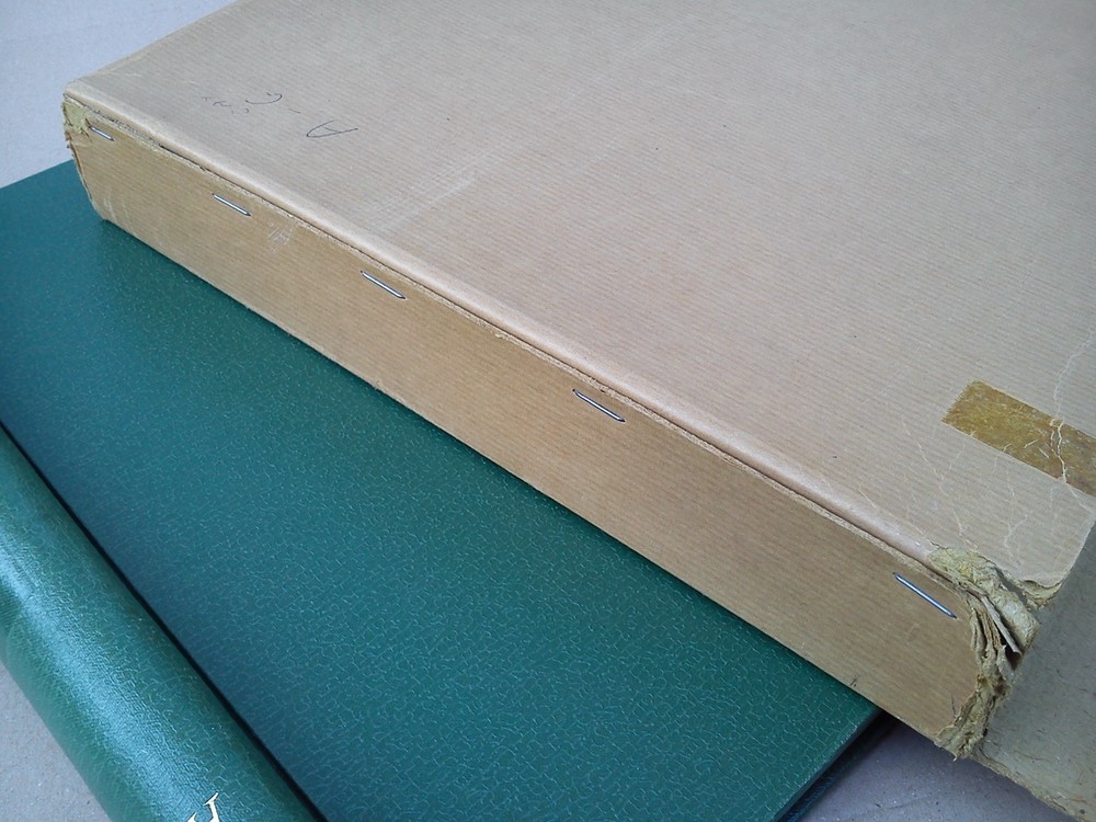 Stanley Gibbons Springback New Age Stamp Album Folder Binder Storage Green EMPTY