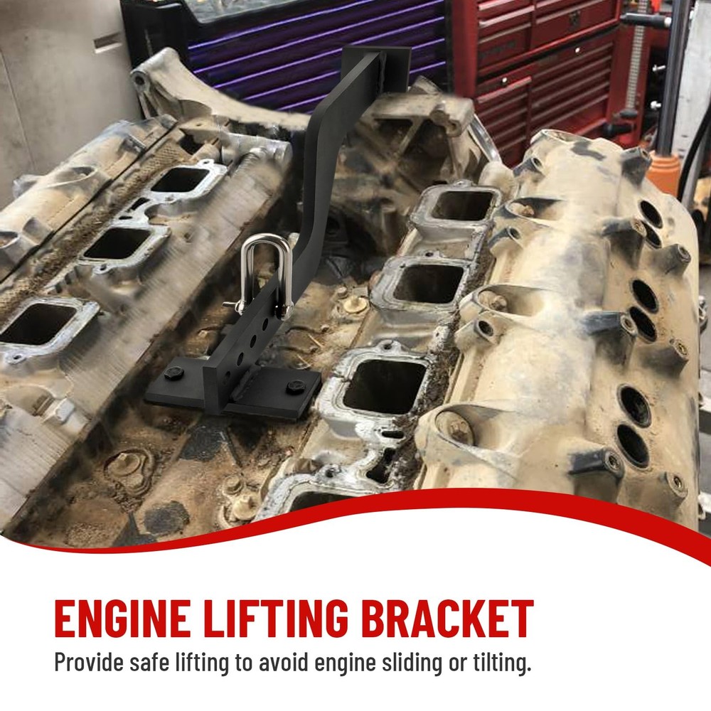 Racewill Engine Lifting Bar, Universal Engine Transverse Stand Support Fixtur...