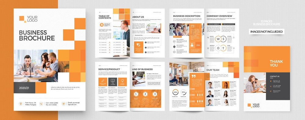 Professional Flyer Brochure 30+ Templates Multi-Layout Multi-Page Vectors