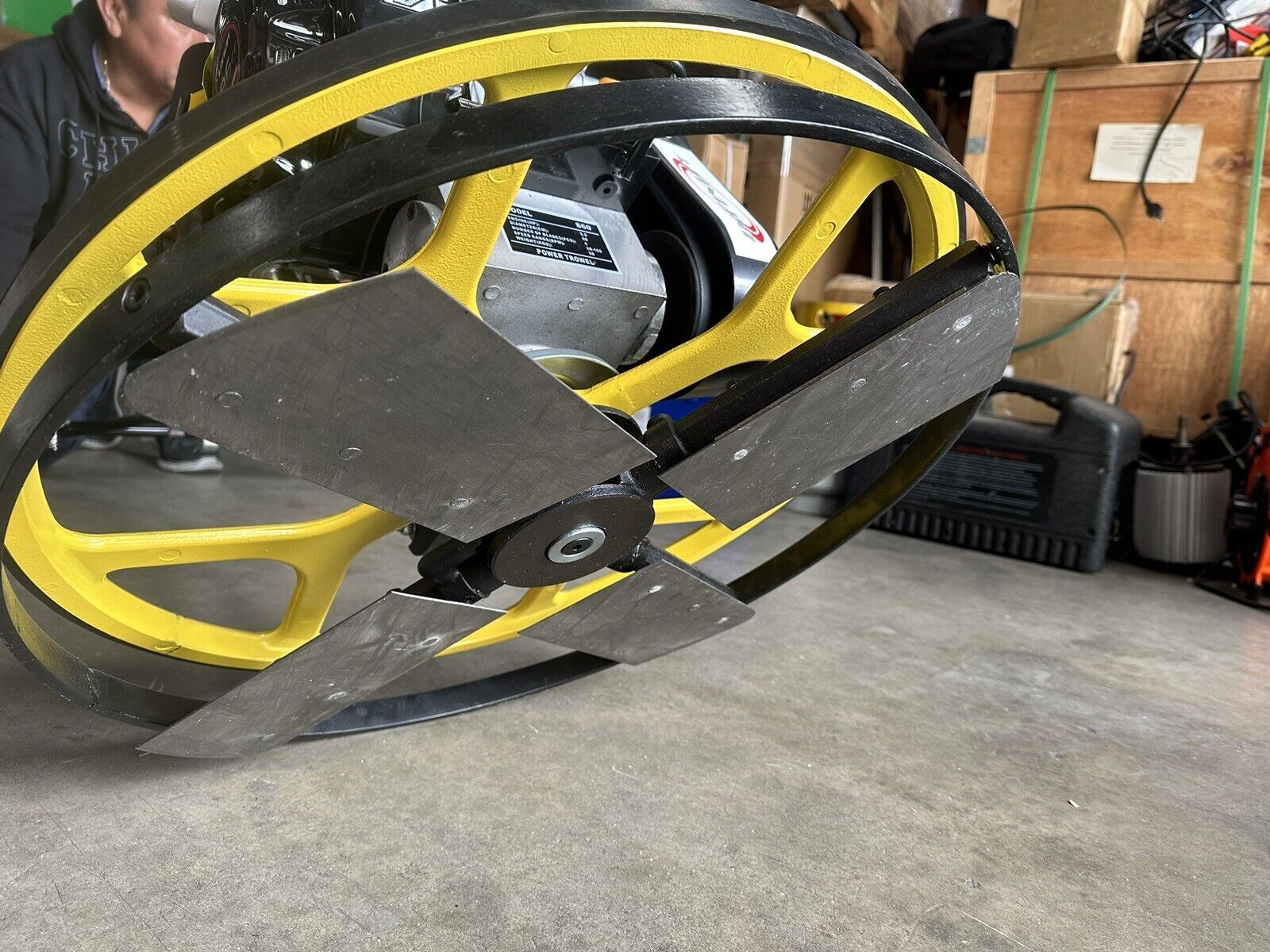 Power Trowel Blade (pk 4) 8-1/2” X 4-7/8” For 24” Surface Finishing Machine