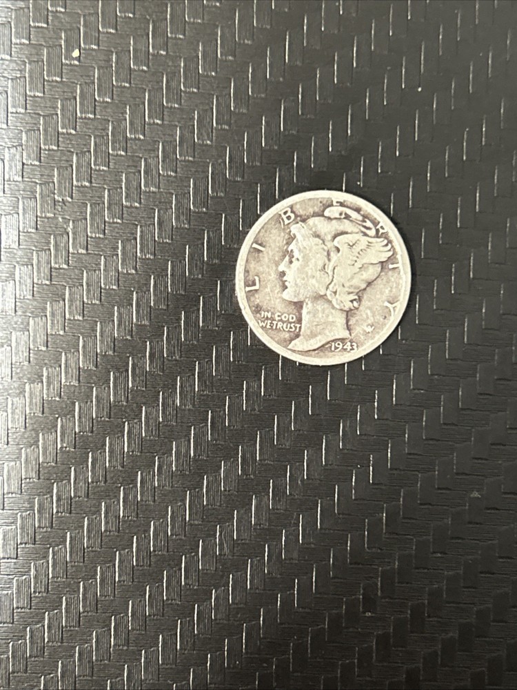 1943 D Winged Liberty (Mercury Head) Dime 90% Silver