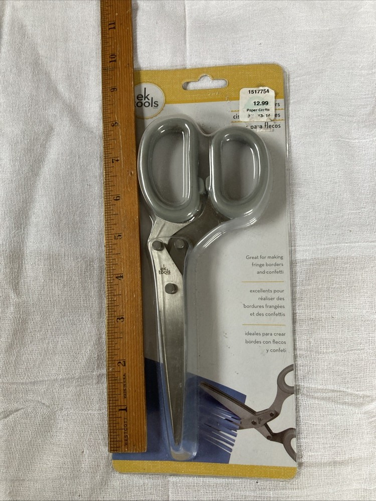 ek tools Fringe Scissors New in Original Packaging eksuccess