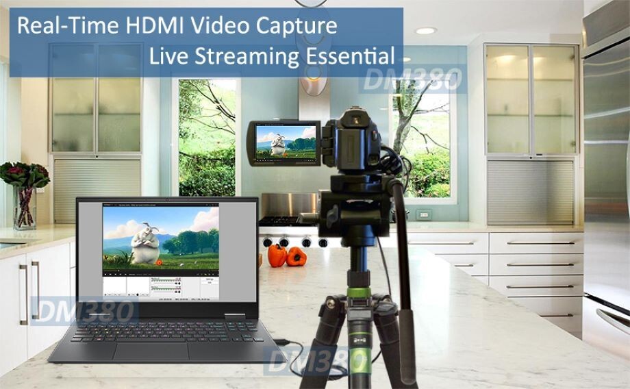 Plug-N-Play USB 2.0 HD SD DVR Adapter With RCA SV HD Inputs For PC Mac