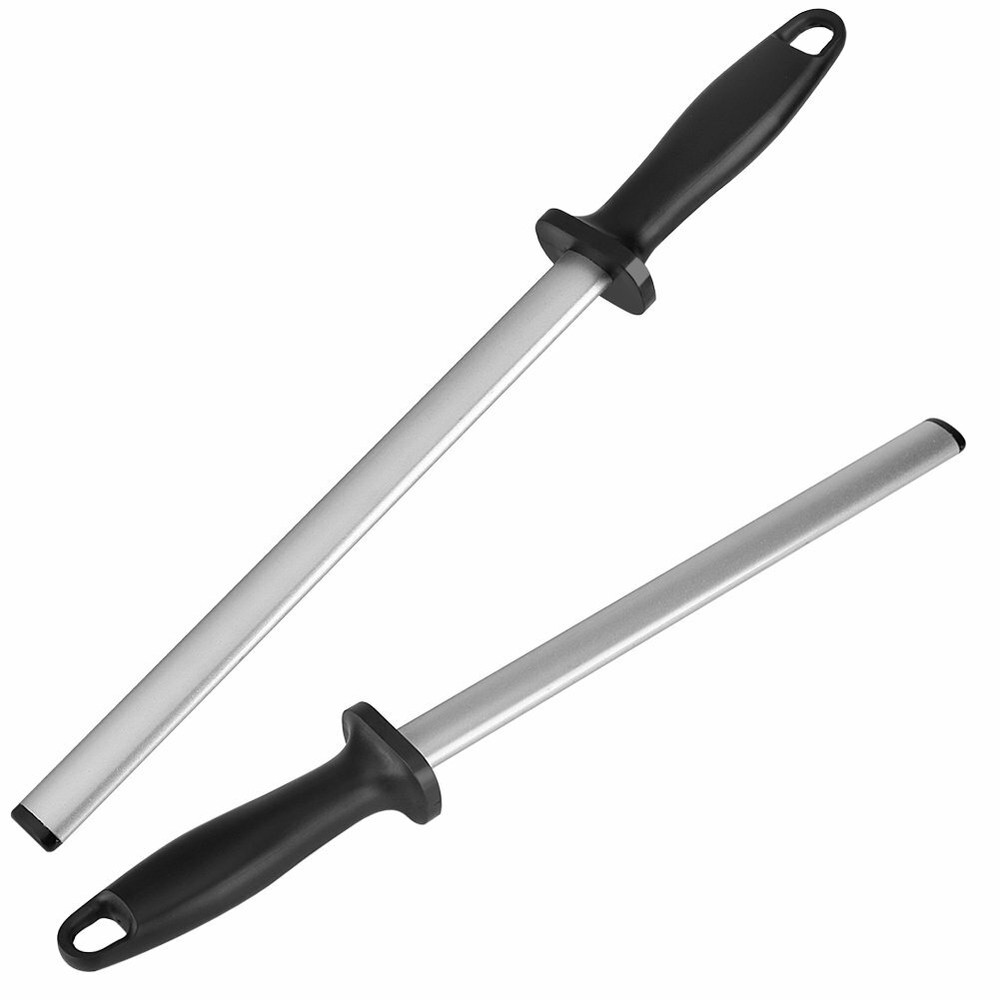 10inch Knife Sharpening Rod Steel Sharpening Stick With ABS Handle Kitchen Tool
