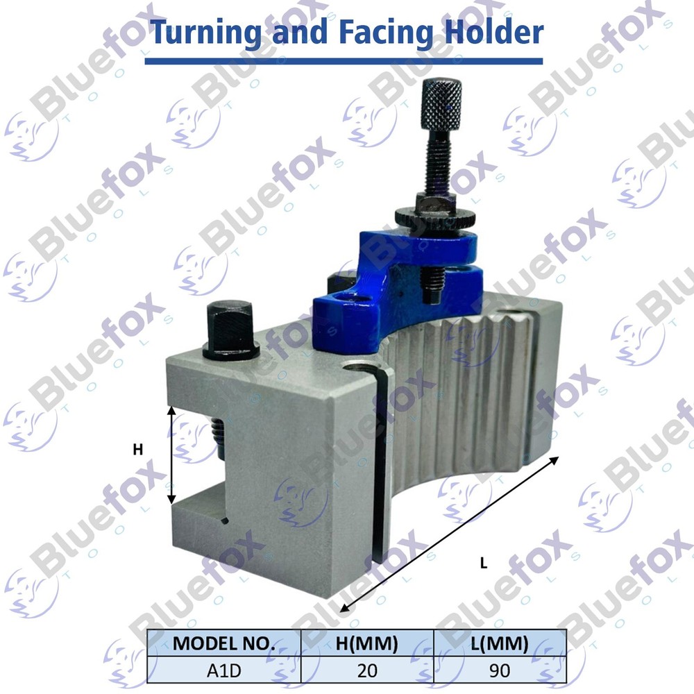 2 PCS A1D2090 Turning Tool Holder For A1 Multifix Quick Change Tool Post 540-100