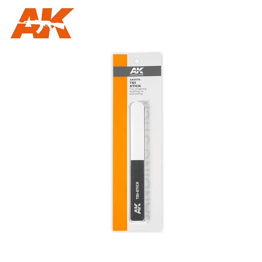 Tri Sanding Stick AK 9178 Interactive Hobby Tool