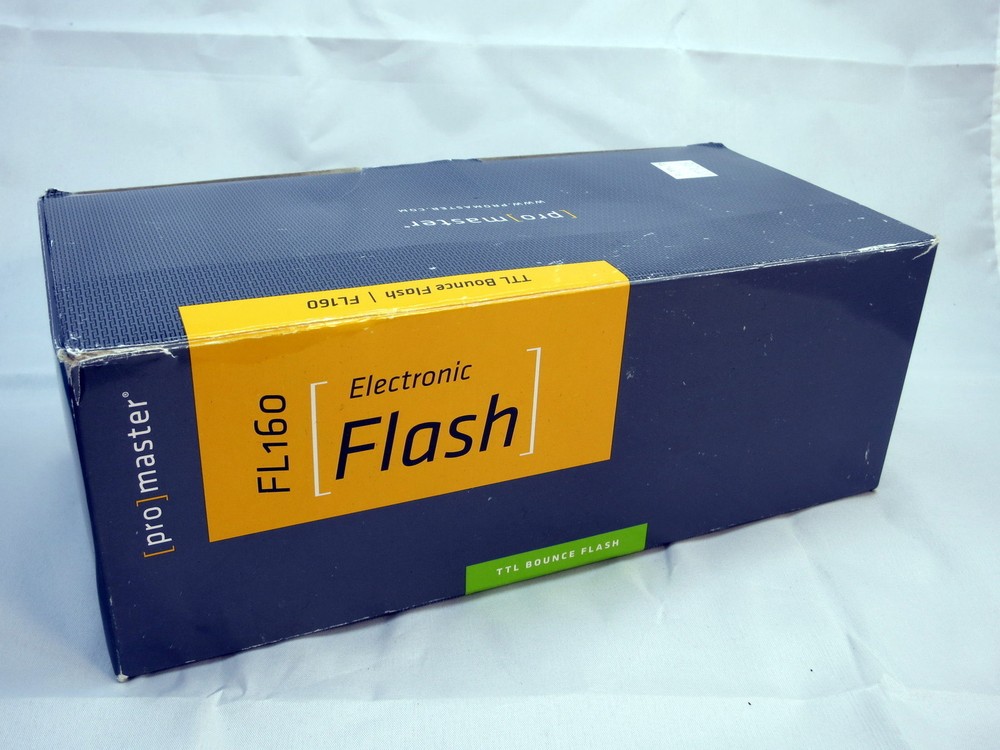 Empty  BOX only for Promaster FL160 TTL Bounce Flash