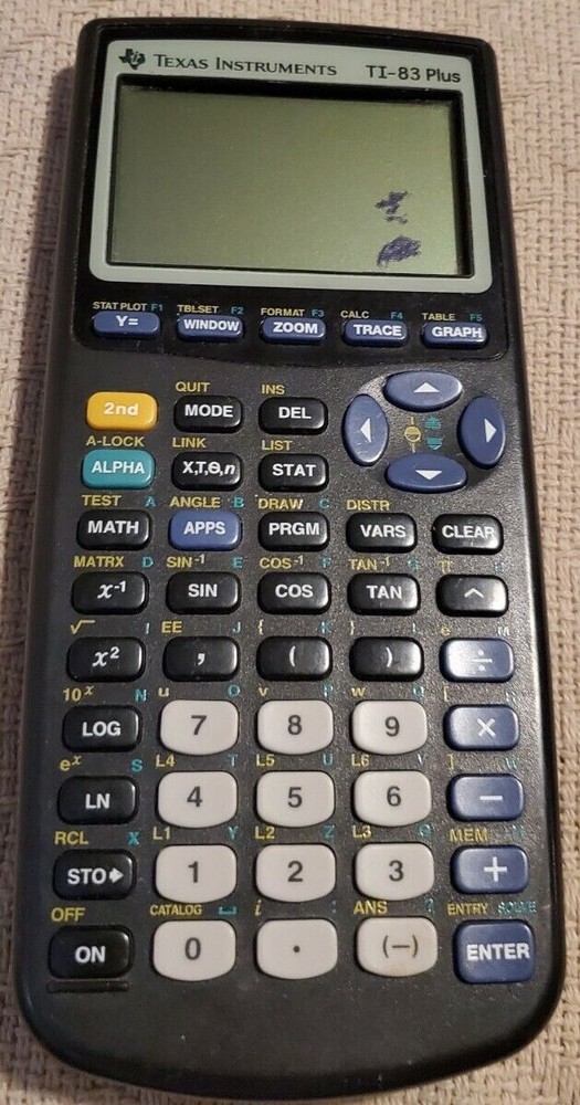 Texas Instruments TI-83 Plus Graphing Calculator - Black