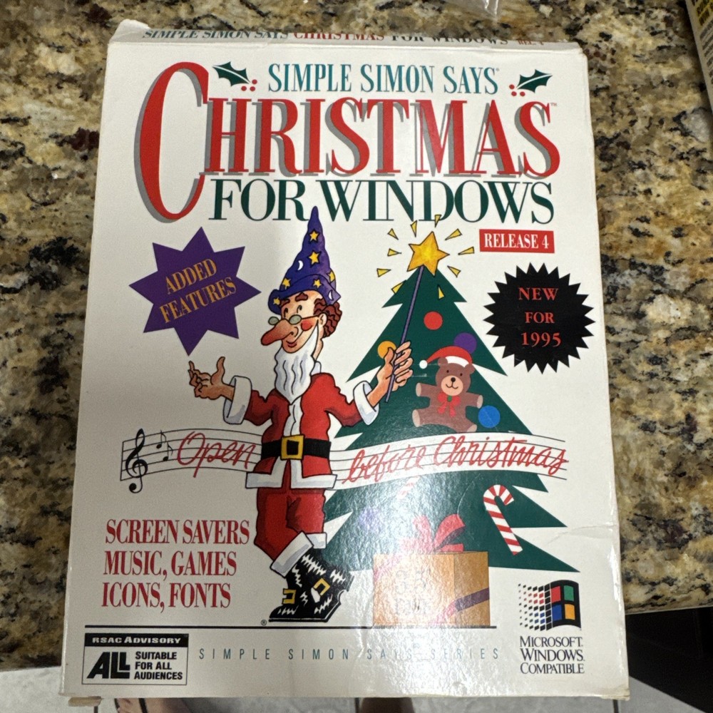 Big Box Software Simple Simon Says Christmas For Windows