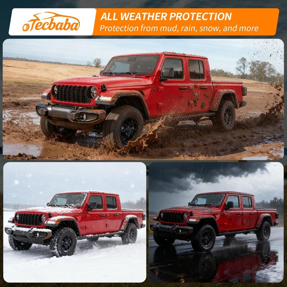 Door Sill Protector Compatible with 2020-2026 Jeep Gladiator JT Full Coverage...