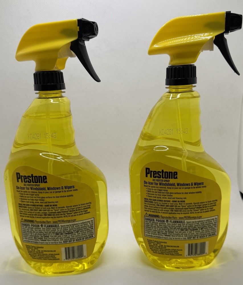 Prestone Trigger Spray Windshield De-Icer 32oz, 2 Pack