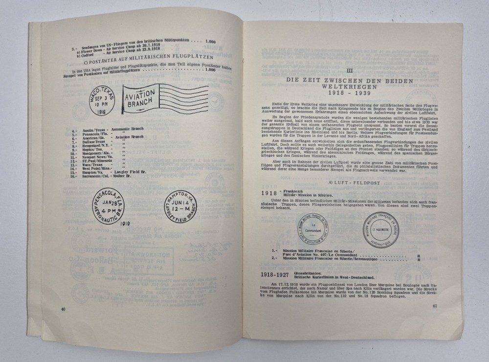 Vtg German Postage Alfred Clement 1793-1954 Military Air Mail Philately Guide