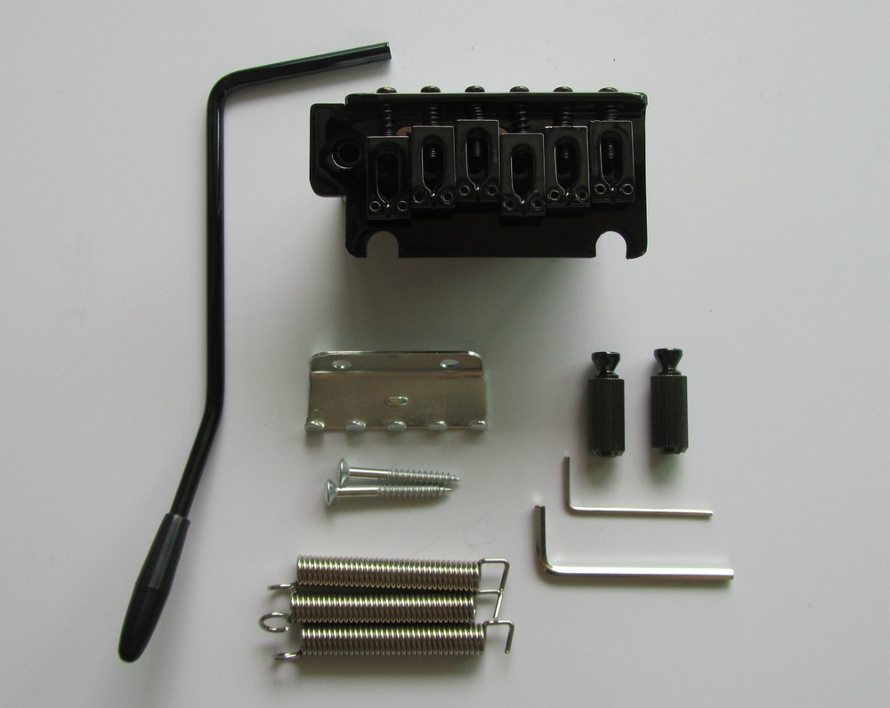 Black 2 Point Guitar Tremolo Bridge Locking System for Strat