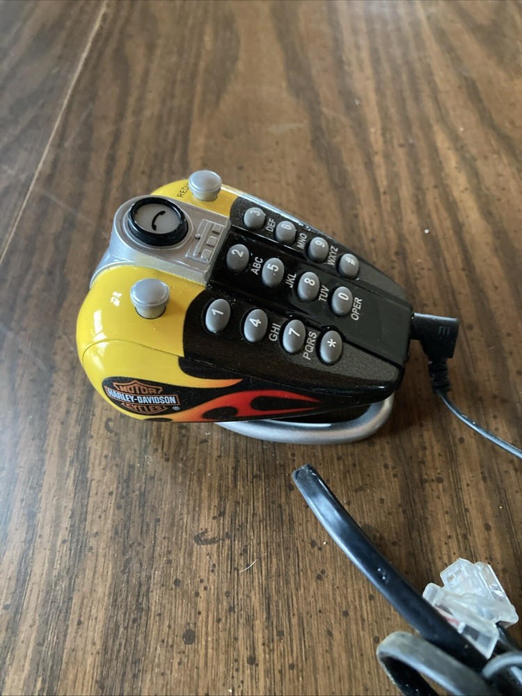 Harley Davidson mini headset telephone 2002 untested Motorcycle